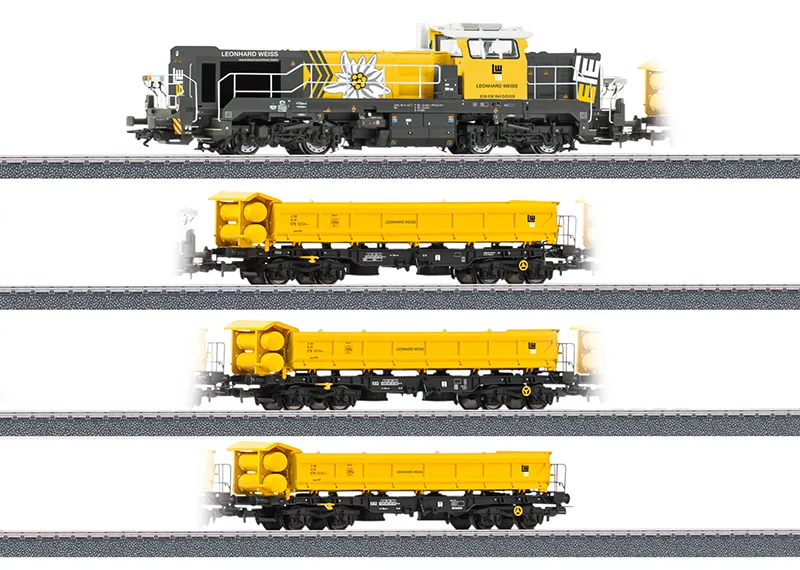 Marklin : Train chantier DE 18 "Leonhard Weiss Construction DB Alternatif Digital Sound Epoque  VI