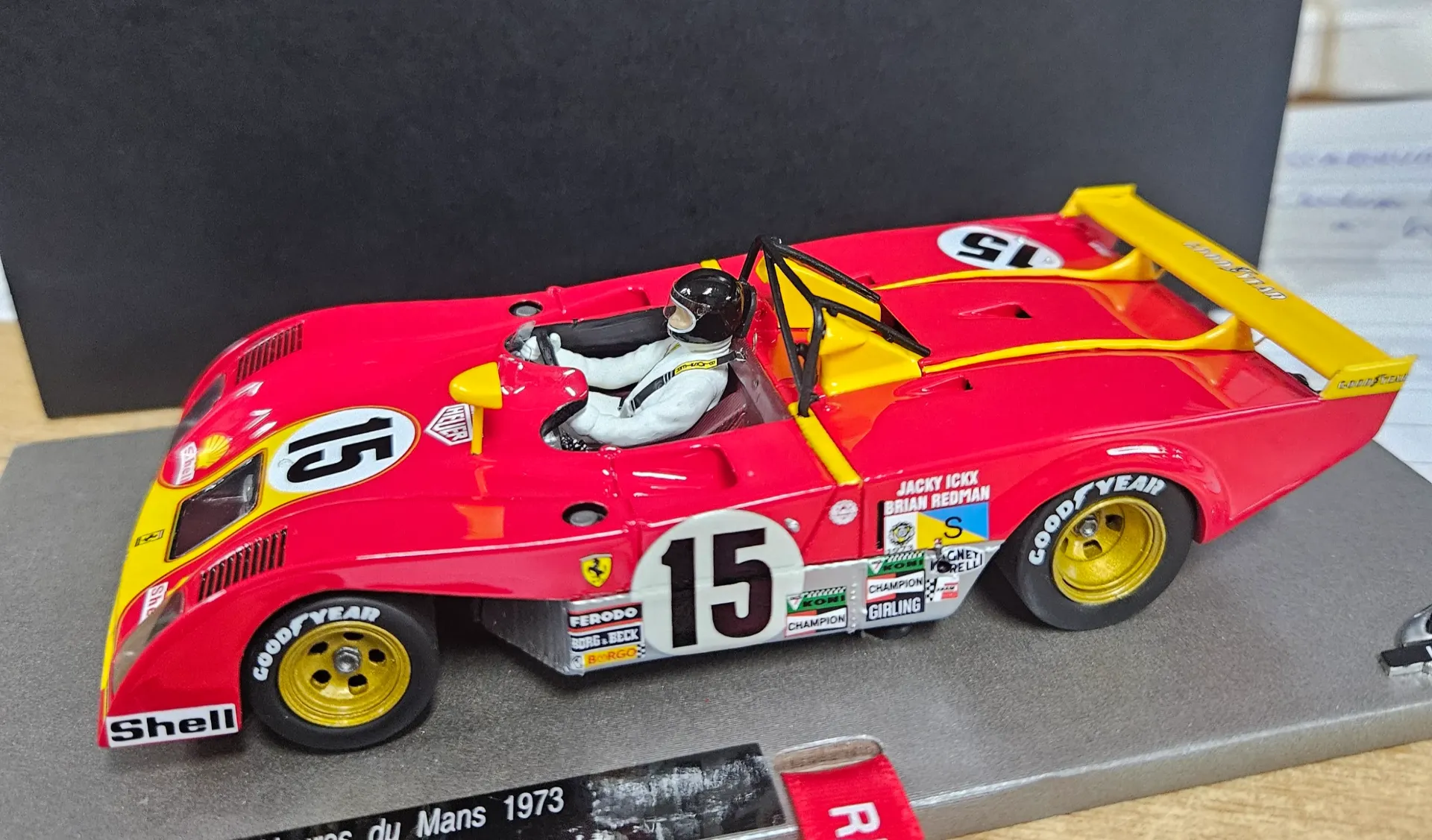 Le Mans Miniatures : Ferrari 312PB n°15 Le Mans 1973 Ickx -