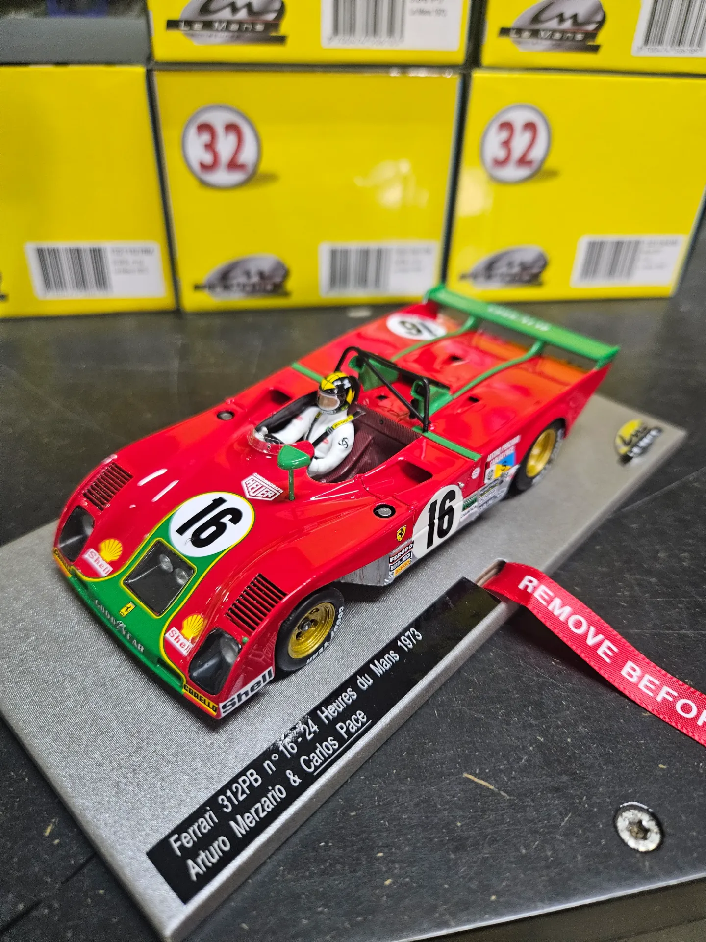 Le Mans Miniatures : Ferrari 312PB n°16 Le Mans 1973 Pace -