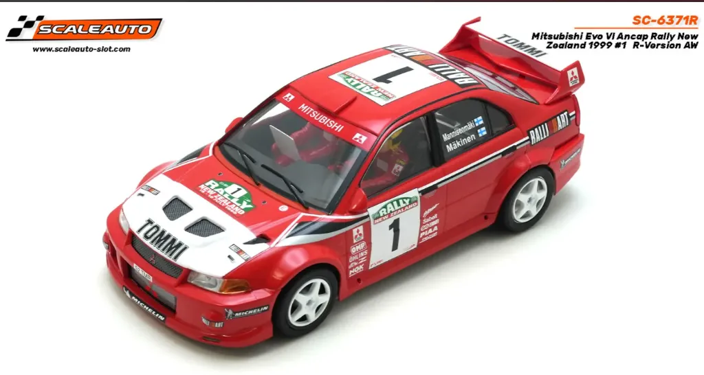 Scaleatuto : Mitsubishi Lancer EVO VI n°1 Makienen New Zealand 1999 Winner  Chassis R Series (1/32)