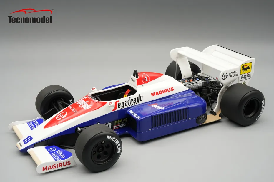 Tecnomodel : Toleman TG 184 N°19 3° GP British A.Senna 1984 (1/18)
