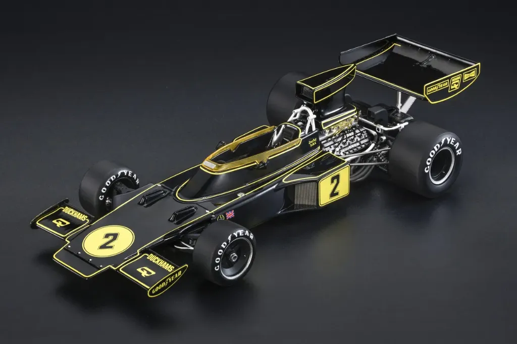 GP Replicas : Lotus 72E n°2 3° Place GP British 1974 Jacky Ickx (1/18)