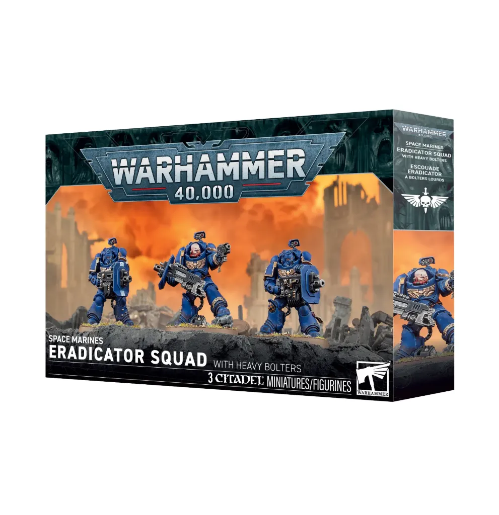 Warhammer 40.000 : Space Marines Eradicator Squad with Heavy Bolters