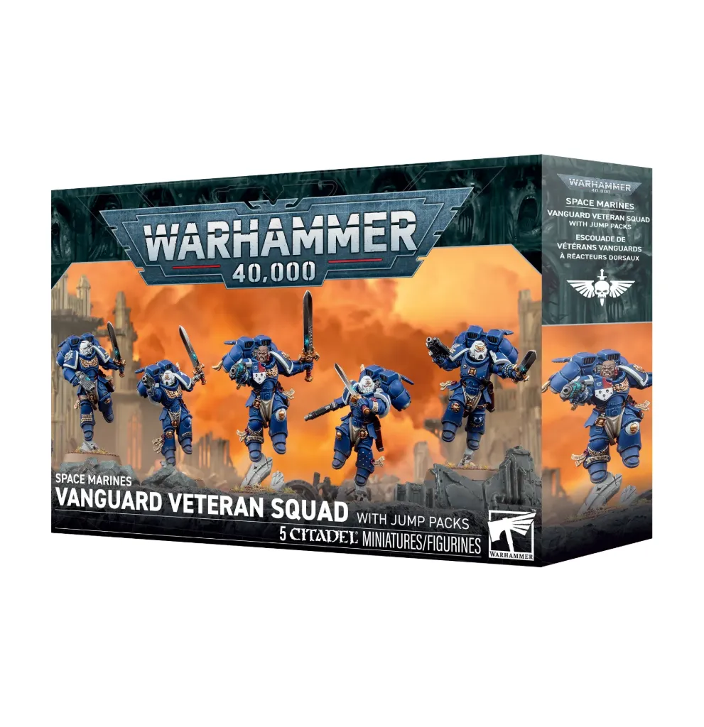 [GAW 48-106] Warhammer 40.000 : Space Marines Vanguard Veteran Squad with Jumpe Packs
