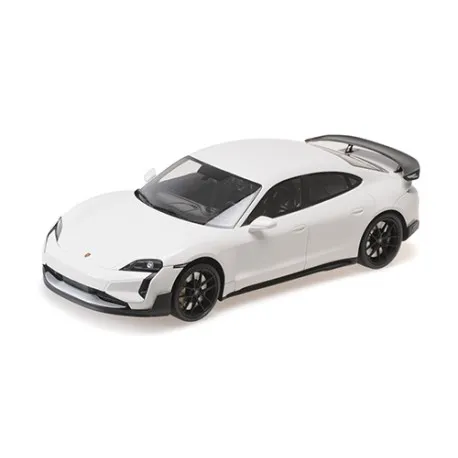 Minichamps : Porsche Taycan Turbo GT 2024 Blanche (1/18)