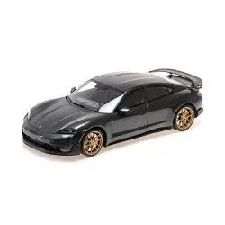 Minichamps : Porsche Taycan Turbo GT 2024 Grise (1/18)