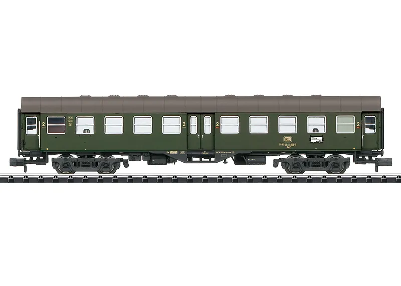 Minitrix : Voiture Byg 514 DB DC Epoque IV avec éclairage (1/160)
