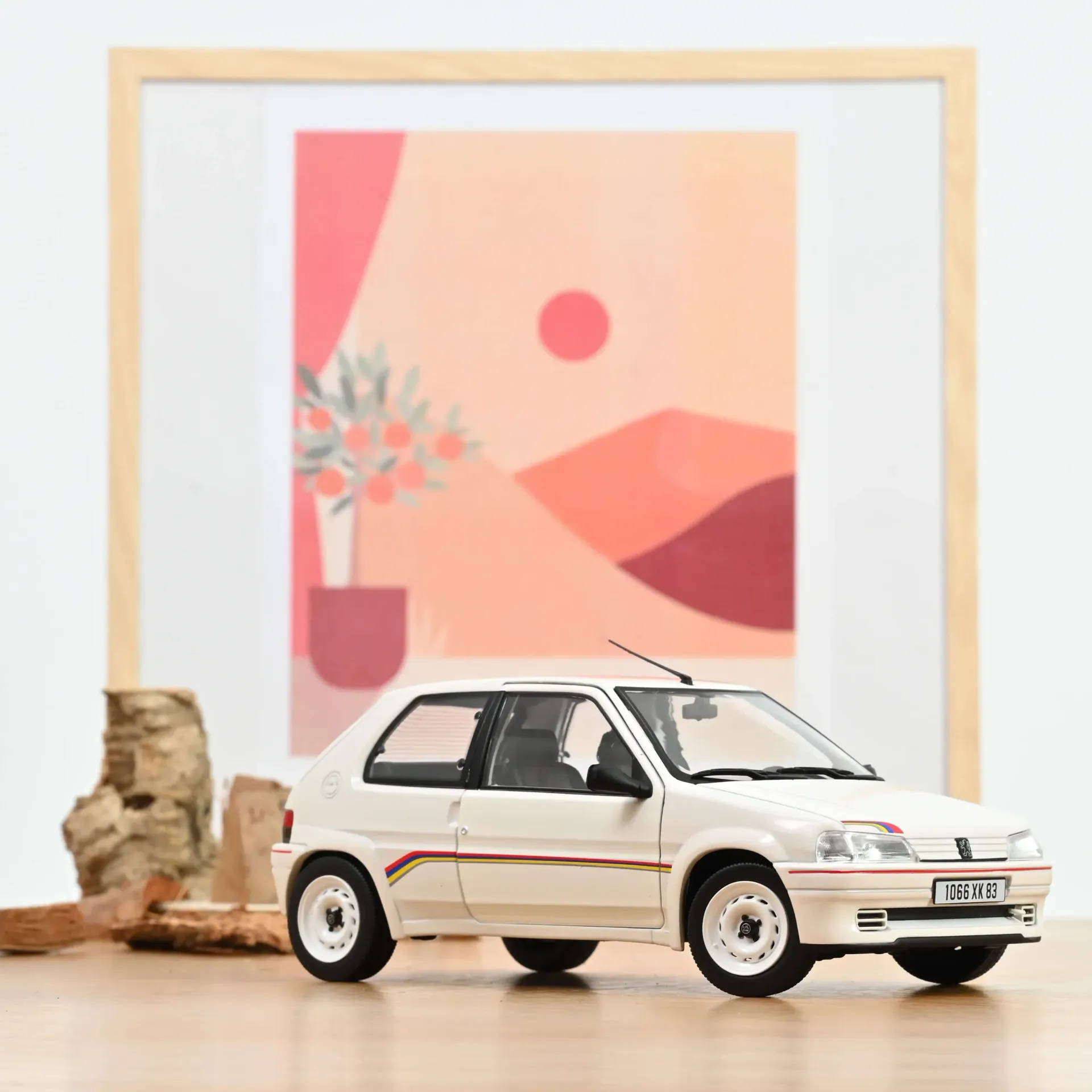 Norev : Peugeot 106 Rallye 1.3 1993 White (1/18)