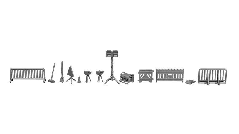 Noch : 3D Kit Accessoires d'intervantion a peindre (1/87)