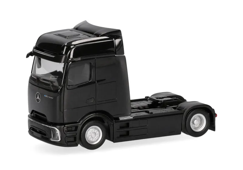 Herpa : Mercedes-Benz eActros 600 ProCabin Bigspace Zugmaschine 2 axes Noir (1/87)