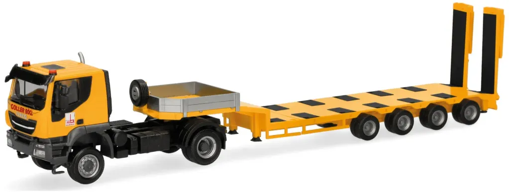 Herpa : Iveco Trakker plateau surbaissé (1/87)