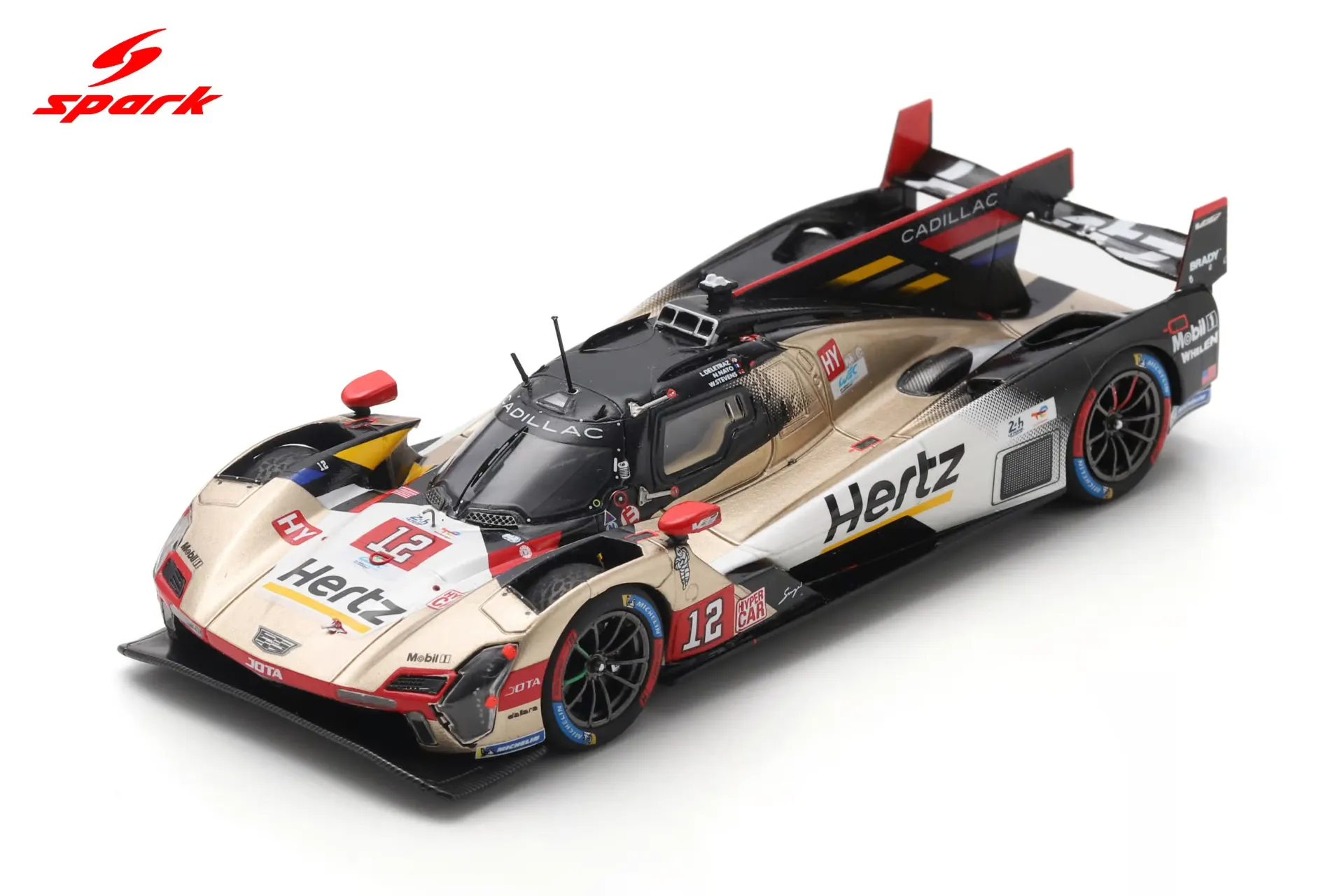 Spark : Cadillac V-Series.R No.12 CADILLAC HERTZ TEAM JOTA 4th Le Mans 24H 2026 L. Delétraz – W. Stevens – N. Nato (1/43)