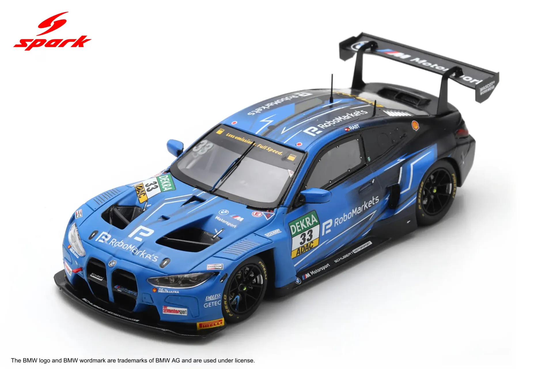 Spark : BMW M4 GT3 No.33 Schubert Motorsport DTM 2024 Rene Rast (1/43)
