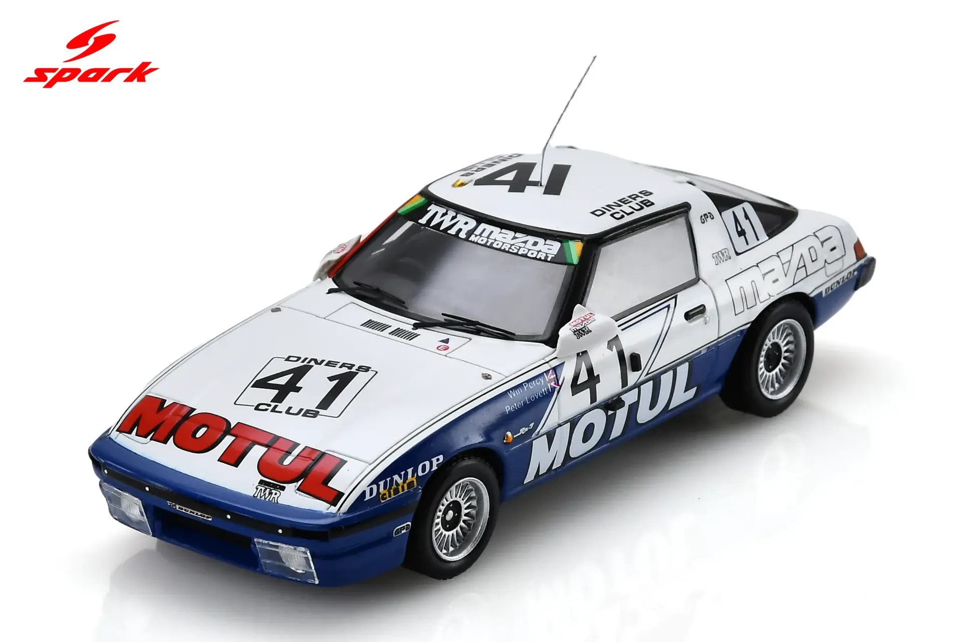 Spark : Mazda RX-7 TWR No.41 Spa 24H 1981 W. Percy - P. Lovett (1/43)