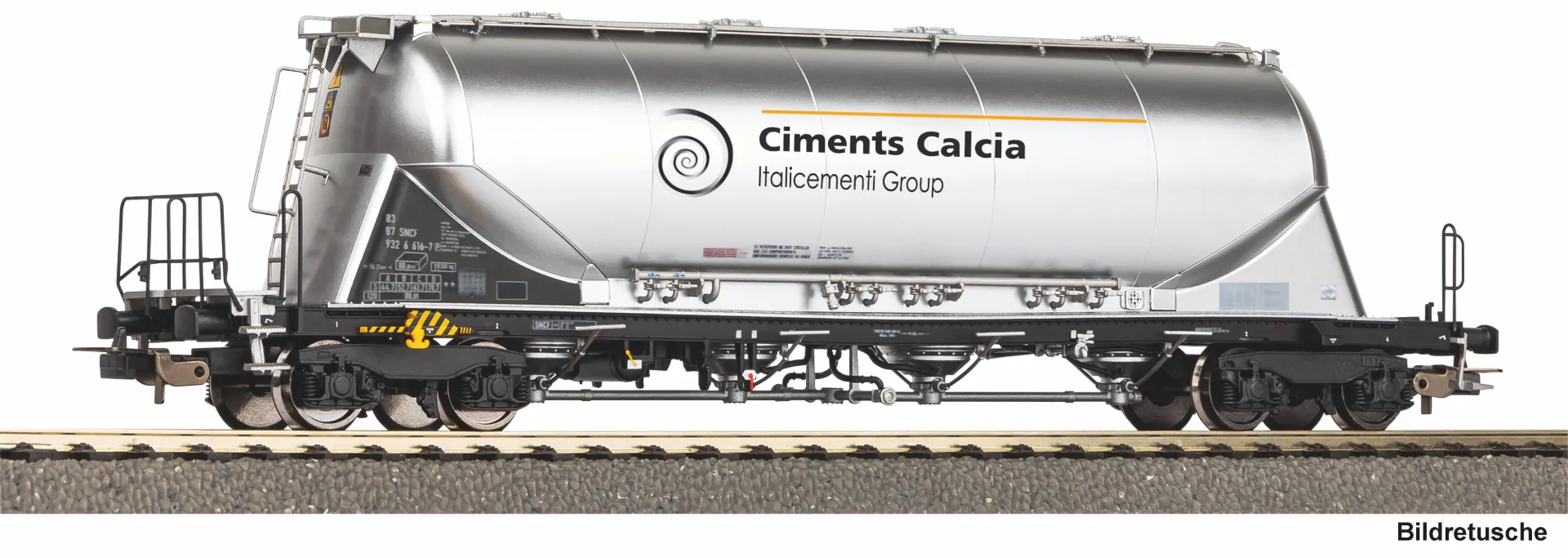Piko : Voiture Silo Uacns Ciments Sncf DC Epoque VI (1/87)