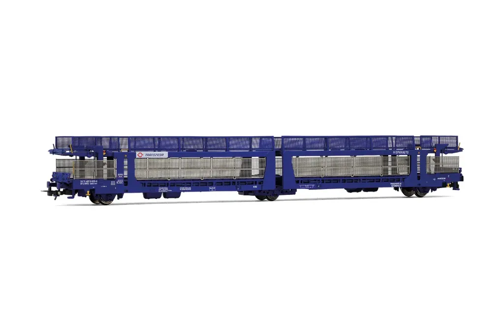 Jouef : Wagon porte-voitures Laeks 63C Hispanauto Transfesa