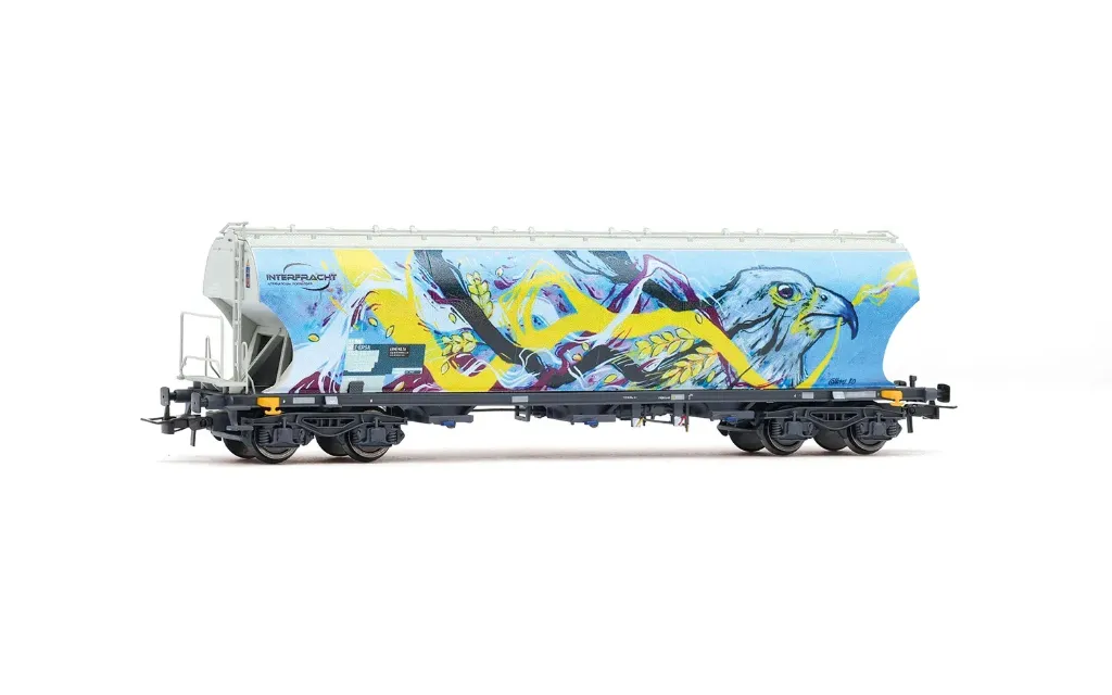 [RIA HR6691] Rivarossi : Wagon Transcéréales F-ERSA DB DC Epoque VI (1/87)