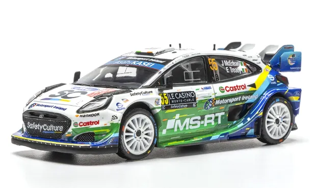 Ixomodels : Ford Puma Rally1 N°55 Monte Carlo McErlean-Treacy 2025 (1/43)