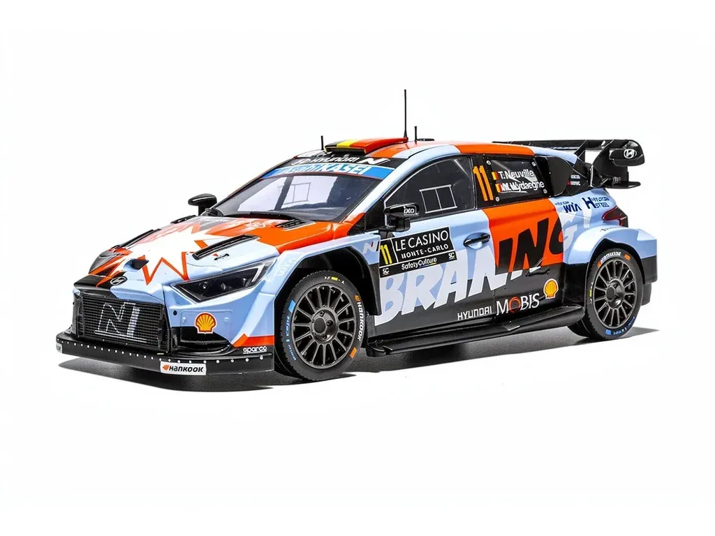 Ixomodels : Hyundai I20 N Rally1 n°11 Monte Carlo 2026 Neuville -Wydaeghe (1/18)