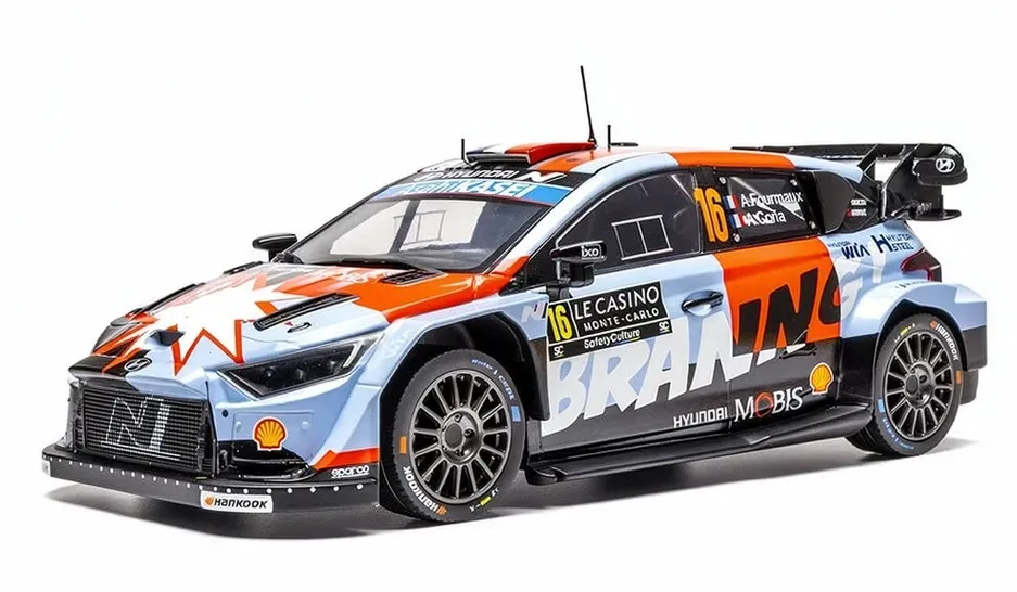 Ixomodels : Hyundai i20 N Rally1 N°16 Monte Carlo 2026 Fourmaux-Coria (1/18)