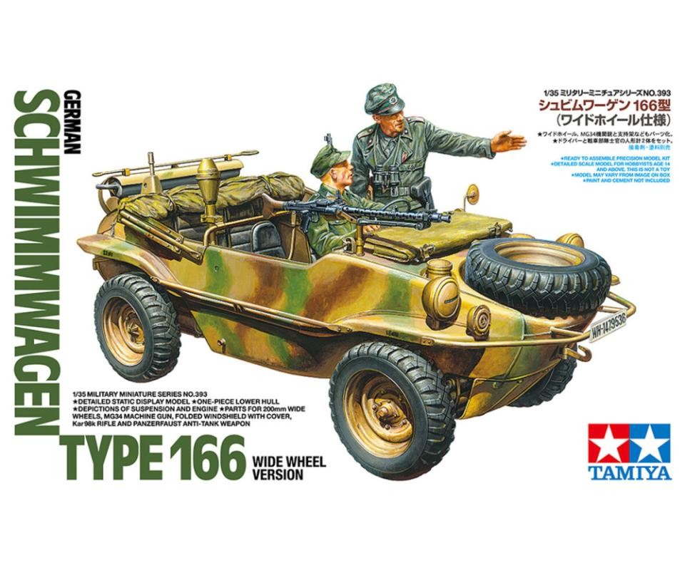 [TYA 35393] Tamiya : Schimmawgen Type 166 Wide WHeel Version + 2 figurines (1/35)