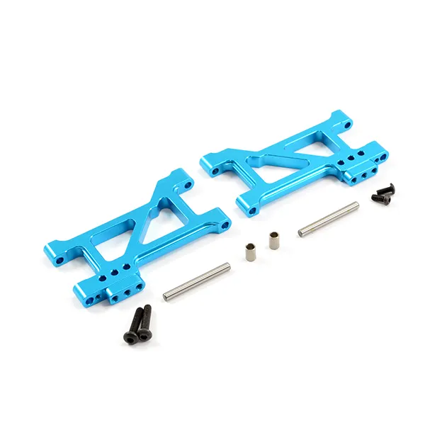 Fastrax : Bras de Suspension Avant TT02B Aluminium Bleu (1/10)