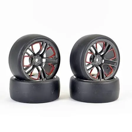 Fastrax : Roues Drift D1  with 3mm Graphte (1/10)