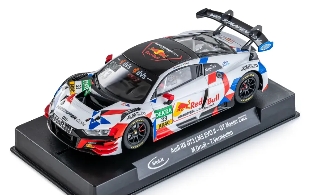 Slot.it : Audi R8 GT3 LMS EVO II n°33 GT Master 2022 Drudi-Vermeulen (1/32)