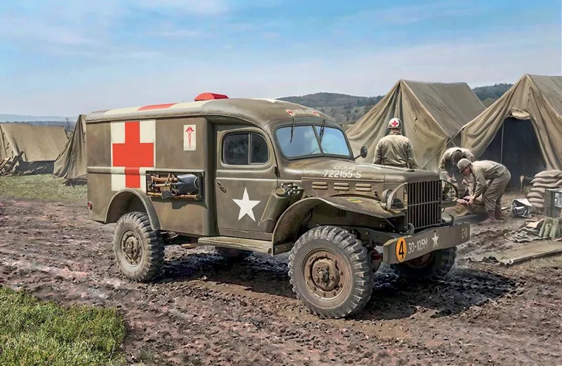 Italeri : Dodge WC-54 Ambulance (4 versions) (1/35)