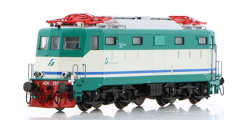 Rivarossi : Locomotive électrique E424 257 Navetta Livrée XMPR 5 DCC Sound FS Epoque V (1/87)