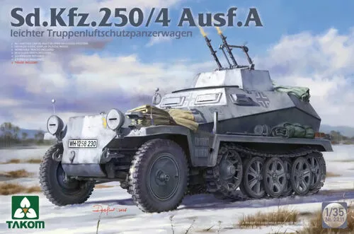 Takom : SDKFZ 250/4 Ausf.A avec anti aerien 1/35