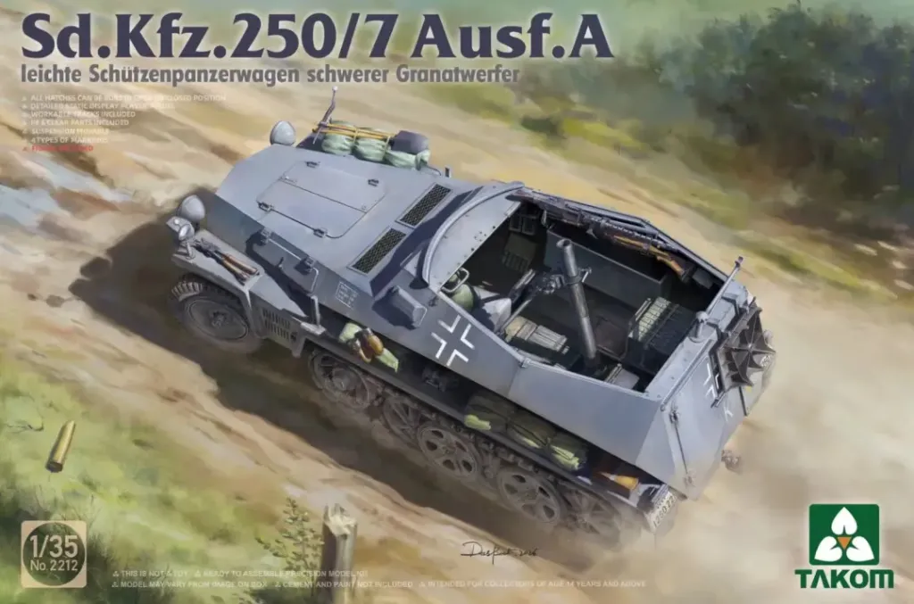 Takom : SDKFZ 250/7 Ausf.A  (1/35)