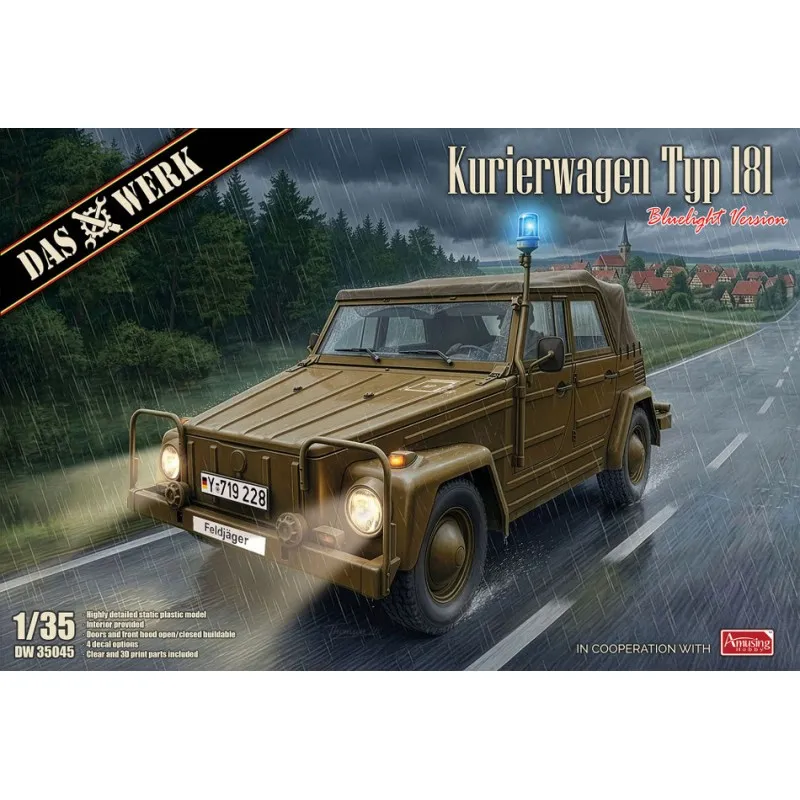 Das Werk : Volkswagen Type 181 Blue Light (1/35)