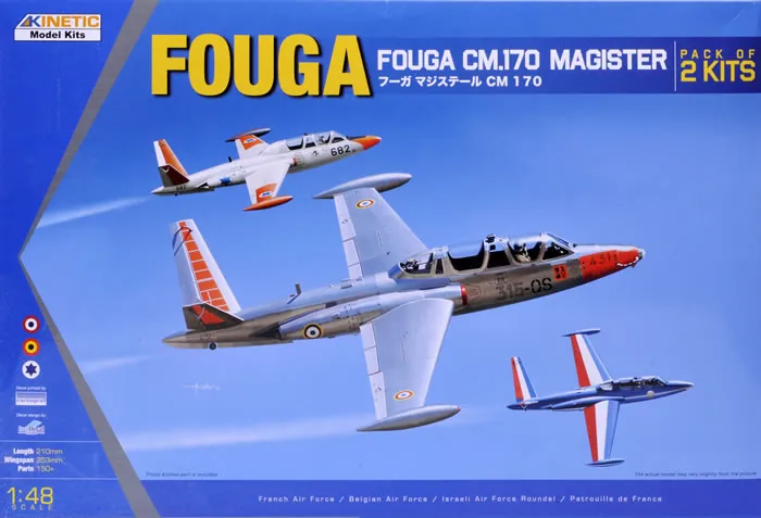 Kinetic : Fouga Magister CM.170 (Belge-France-Israel)