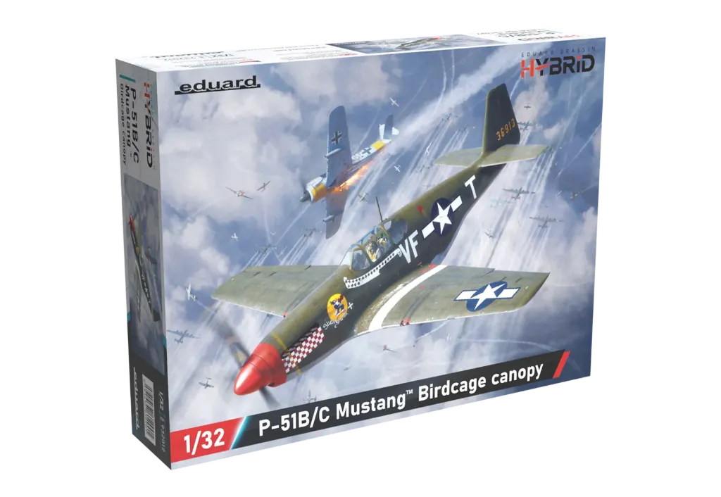 Eduard : P-51B/C Mustang Birdcage Canopy (1/32)