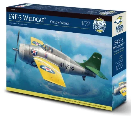 [ARA 70091] Arma Hobby : F4F-3 Wildcat Yellow Wings (1/72)