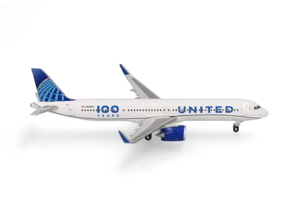 Herpa : Airbus A321neo "100 Years" United Airlines