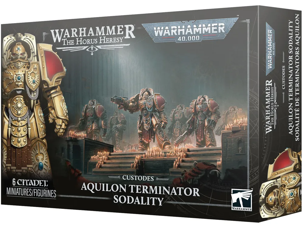 [GAW 77-12] The Horus Heresy/40.000 : Custodes Aquillon Terminator Sodality