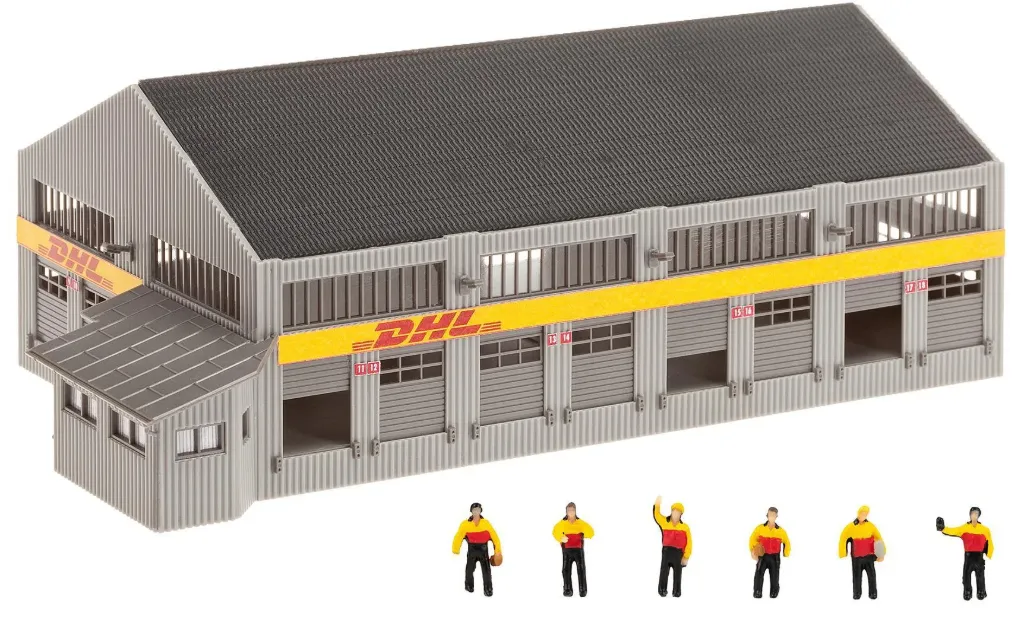 Faller : Centre de Logistique DHL avec figurines (1/160)