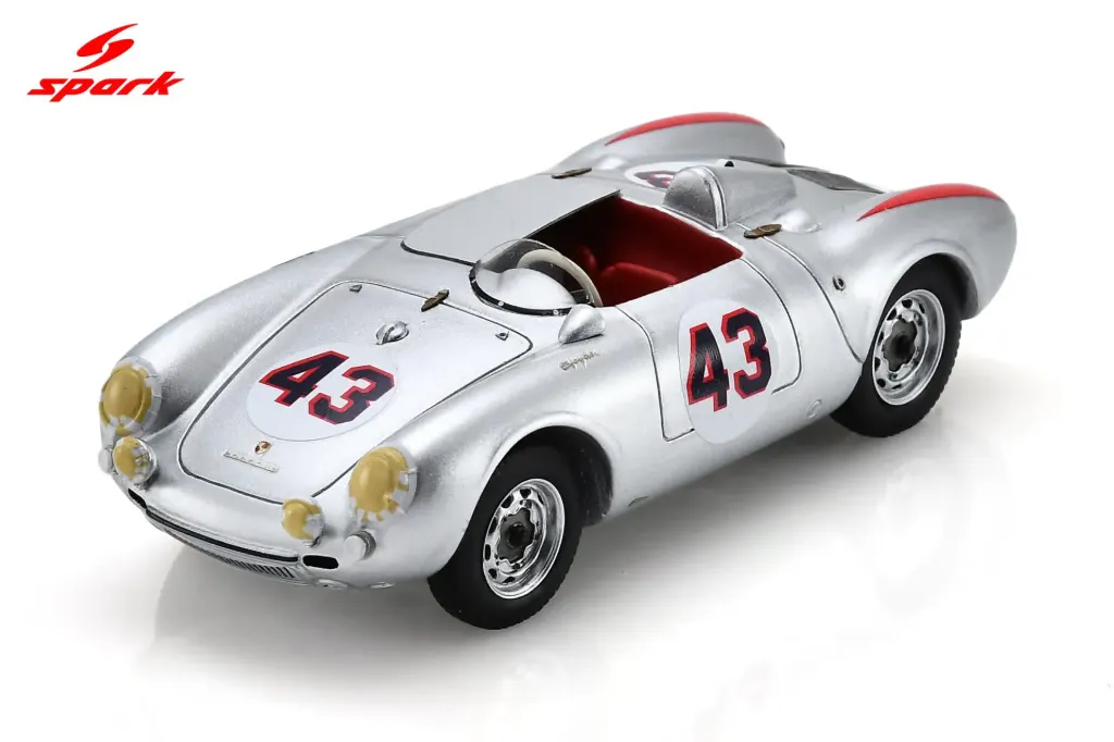 Spark : Porsche 550 No.43 7th 12H Sebring 1956 J. McAfee - P. Lovely (1/43)