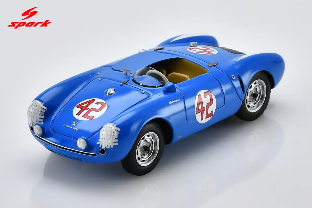 Spark : Porsche 550 No.42 12H Sebring 1956 E. Crawford - H Linge (1/43)