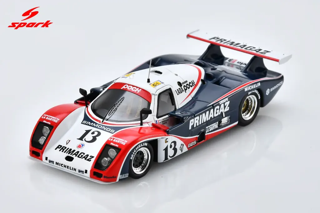 Spark : Cougar C20 B No.13 Le Mans 24H 1988 P-H. Raphanel - M. Ferté (1/43)