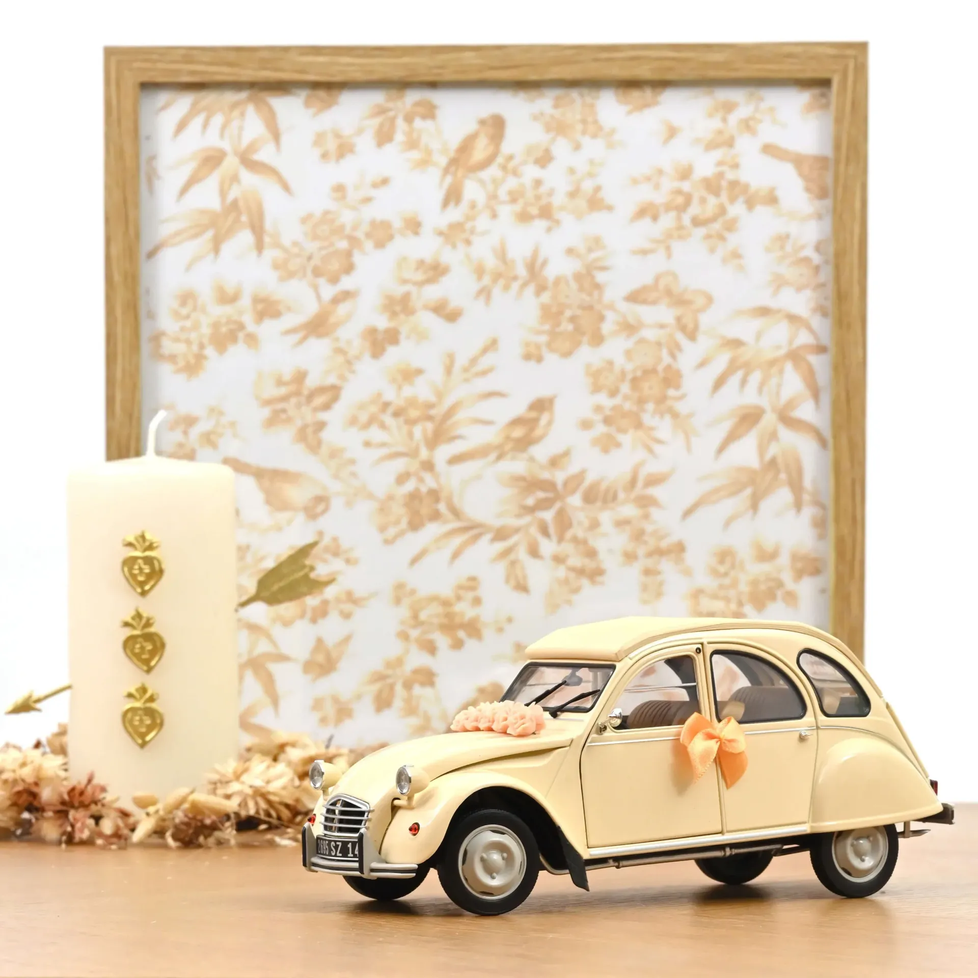Norev : Citroën 2CV 1986 Beige Mariage (1/18)