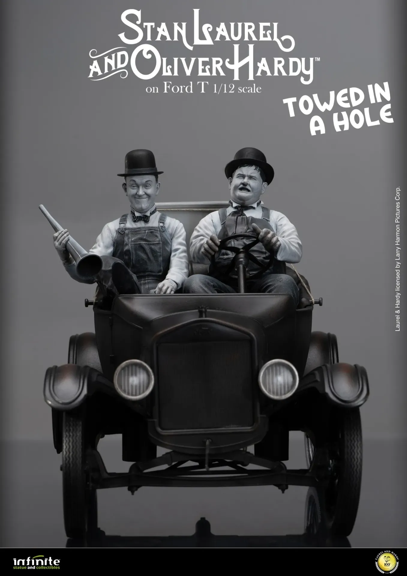 Infinite Statue and Collectibles : Stan Laurel And Oliver Hardy avec Ford T (1/12)