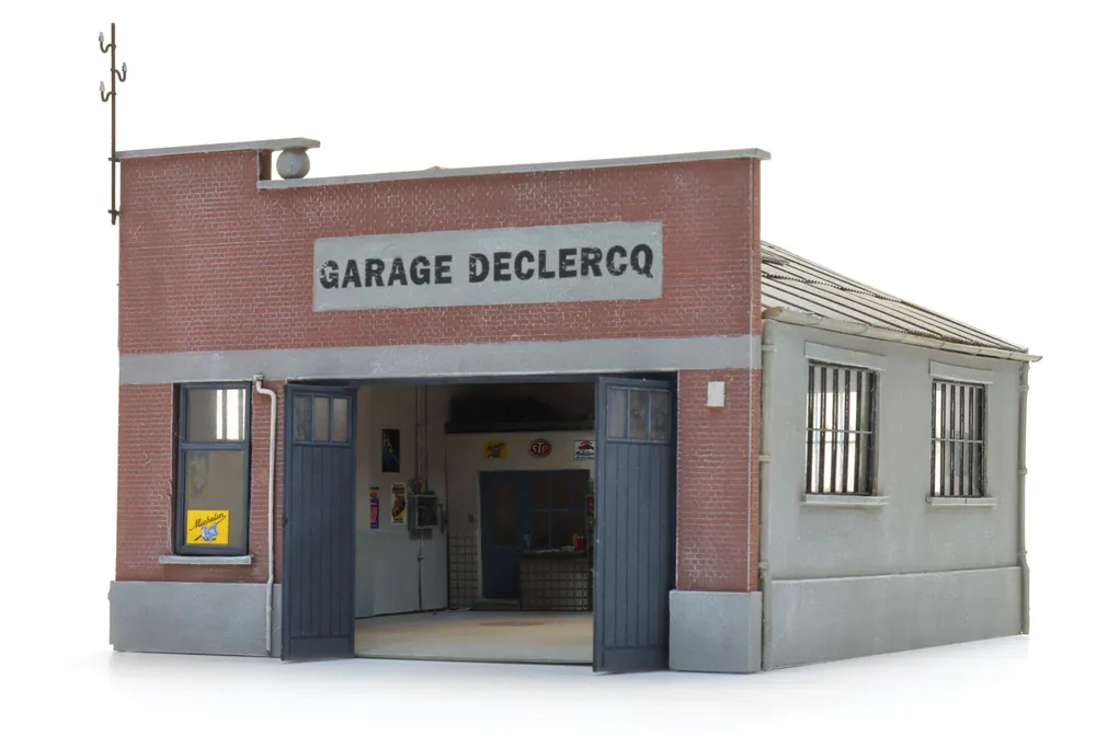 Artitec : Garage Declercq avec intétieur Belge (1/87)