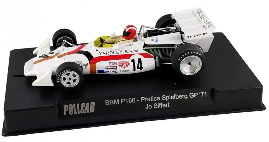 Policar : BRM P160 n°14 Practice Spielberg 1971 JO Siffert (1/32)
