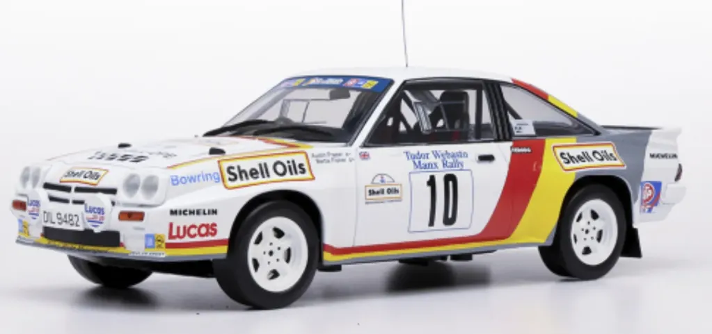 Ixo models : Opel Manta 400 n°10 Manx Rallye Fischer-Frazer (1/18)
