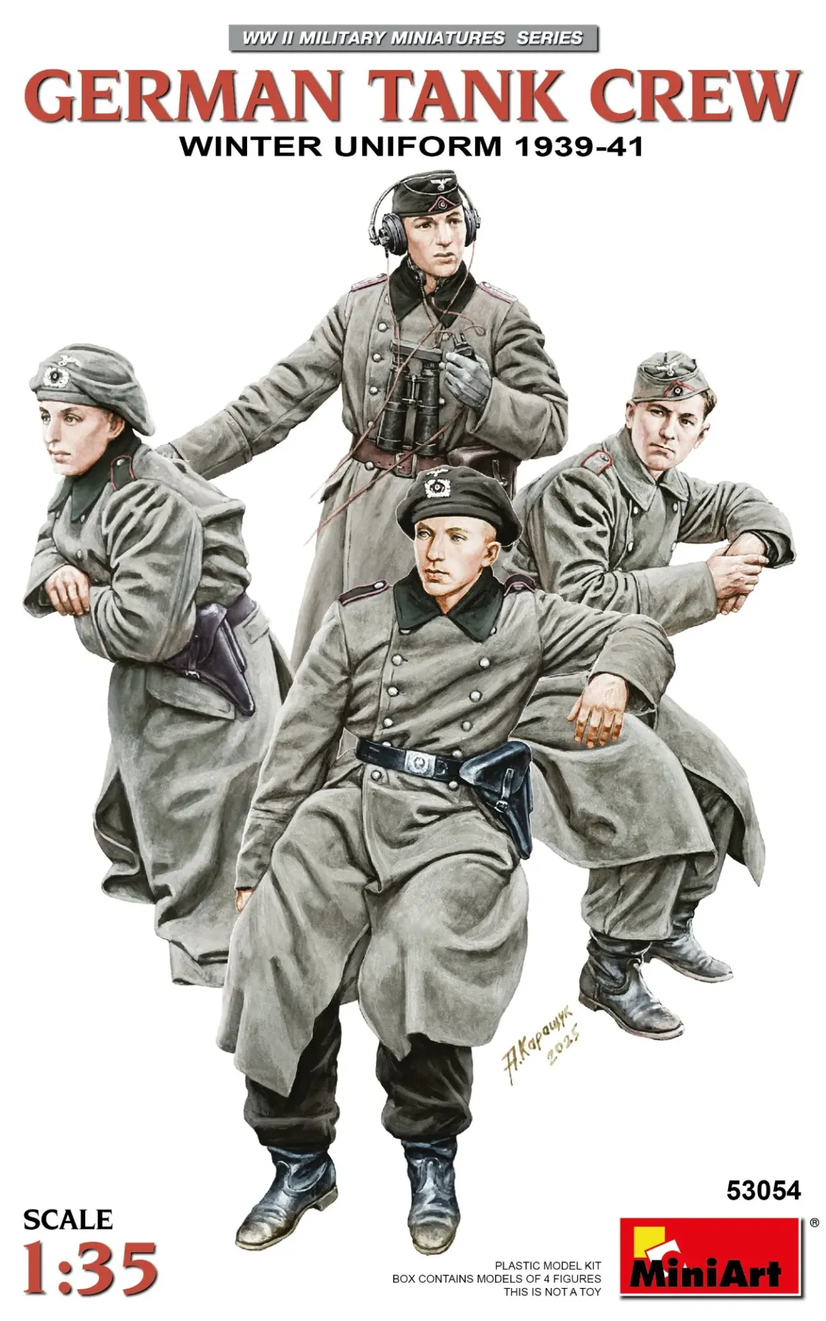 Miniart : GERMAN TANK CREW. WINTER UNIFORM. 1939-41 (1/35)