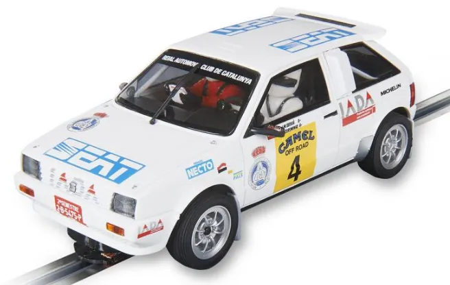SCX : Seat Ibiza Bimotor JM Servia Pals 1986 (1/32)
