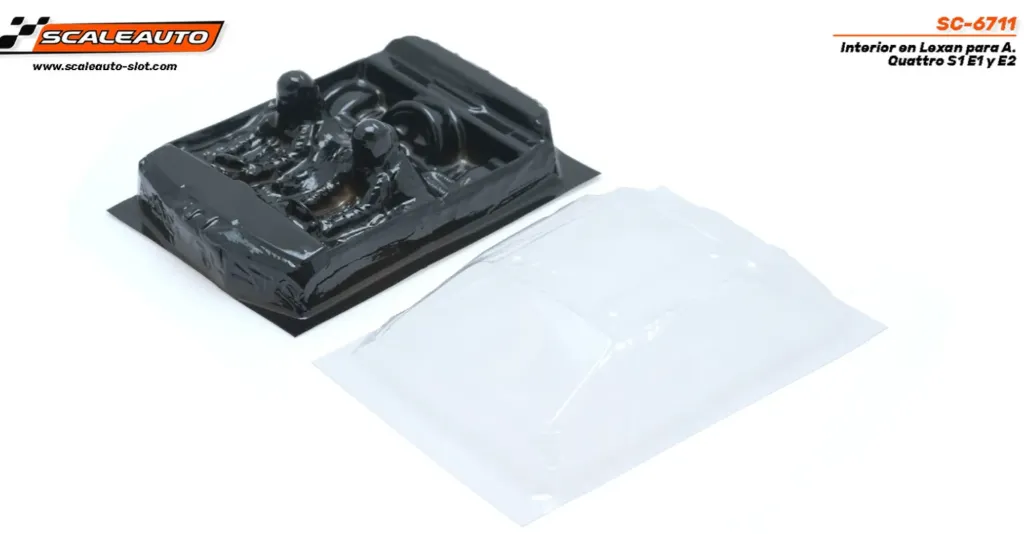 Scaleauto : Interieur Lexan Audi Quattro S1 E1 E2 (1/32)